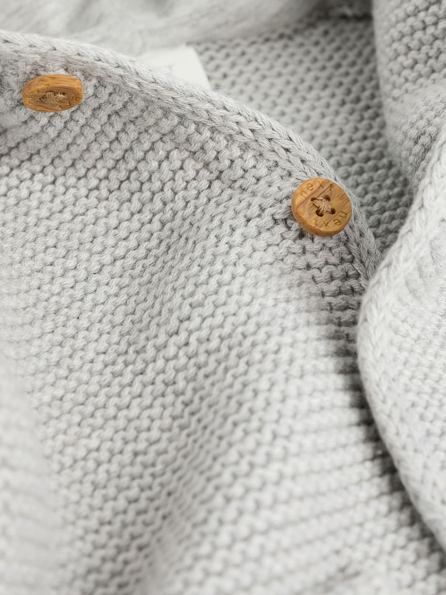 Dsiney Kidz - Grey Knitted Hooded Baby Cardigan image 3