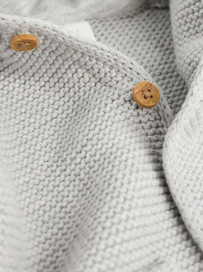Dsiney Kidz - Grey Knitted Hooded Baby Cardigan image 3