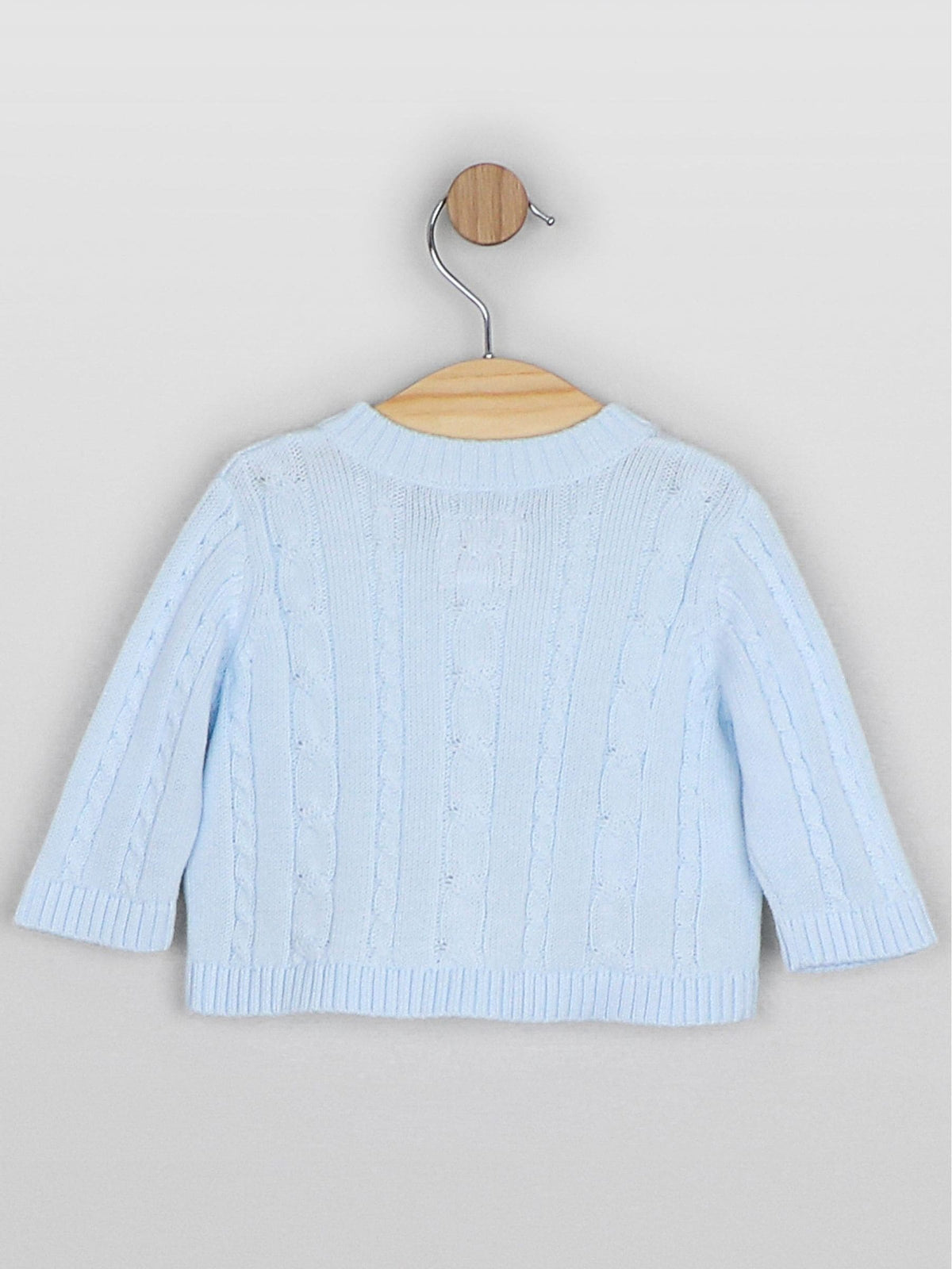 Dsiney Kidz - Emile Et Rose Blue Morgan - Knitted Cardigan With Cable Pattern image 3