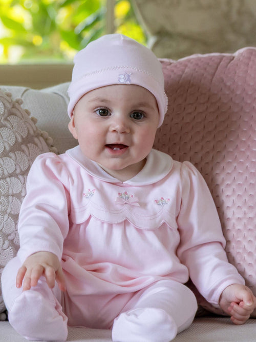 Dsiney Kidz - Emile Et Rose Pink Matilda - All-In-One With Scalloped Embroidered Yoke & Hat image 1