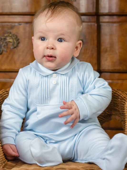 Dsiney Kidz - Emile Et Rose Blue Michael - All-In-One With Pleated Embroidered Inset Yoke & Hat image 1