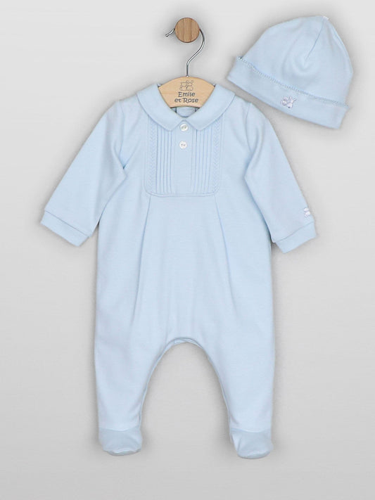 Dsiney Kidz - Emile Et Rose Blue Michael - All-In-One With Pleated Embroidered Inset Yoke & Hat image 2