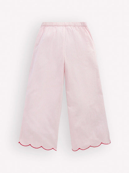 Boden Cream Scallop Hem Trousers image 2