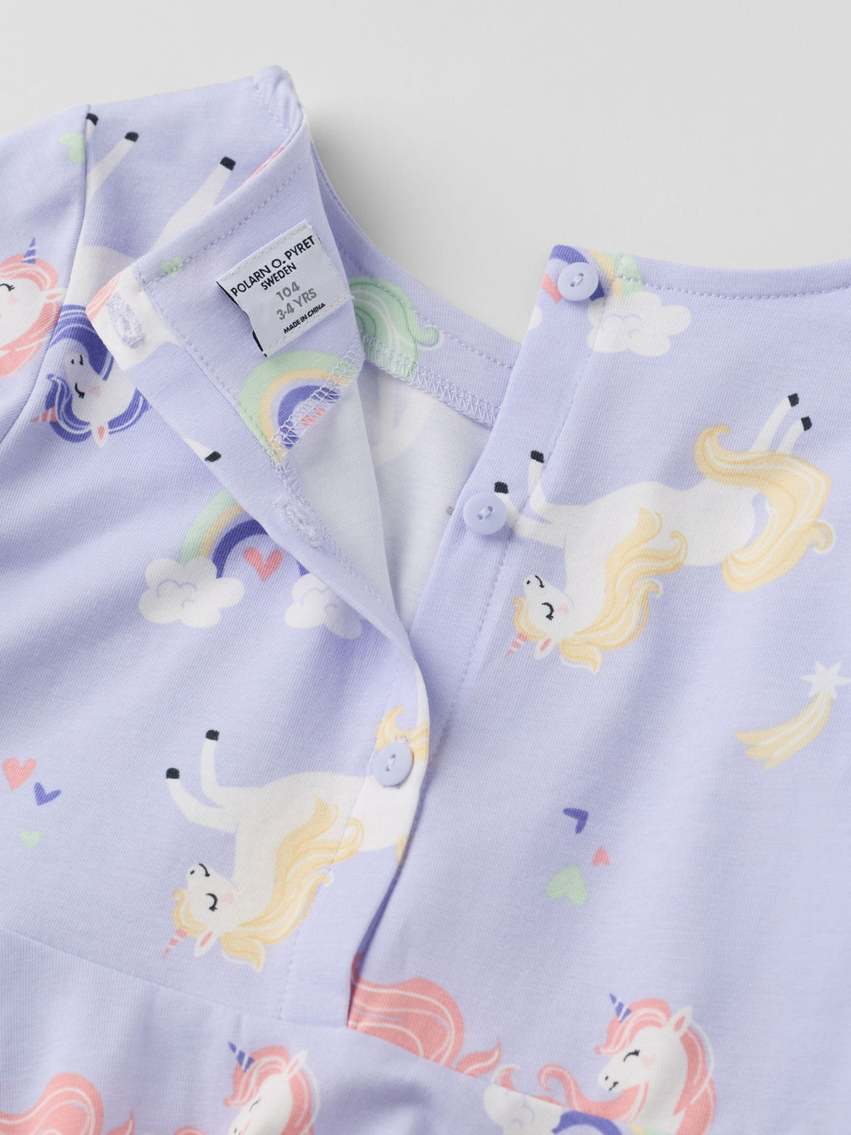 Dsiney Kidz - Polarn O. Pyret Purple Twirl Unicorn Dress image 2