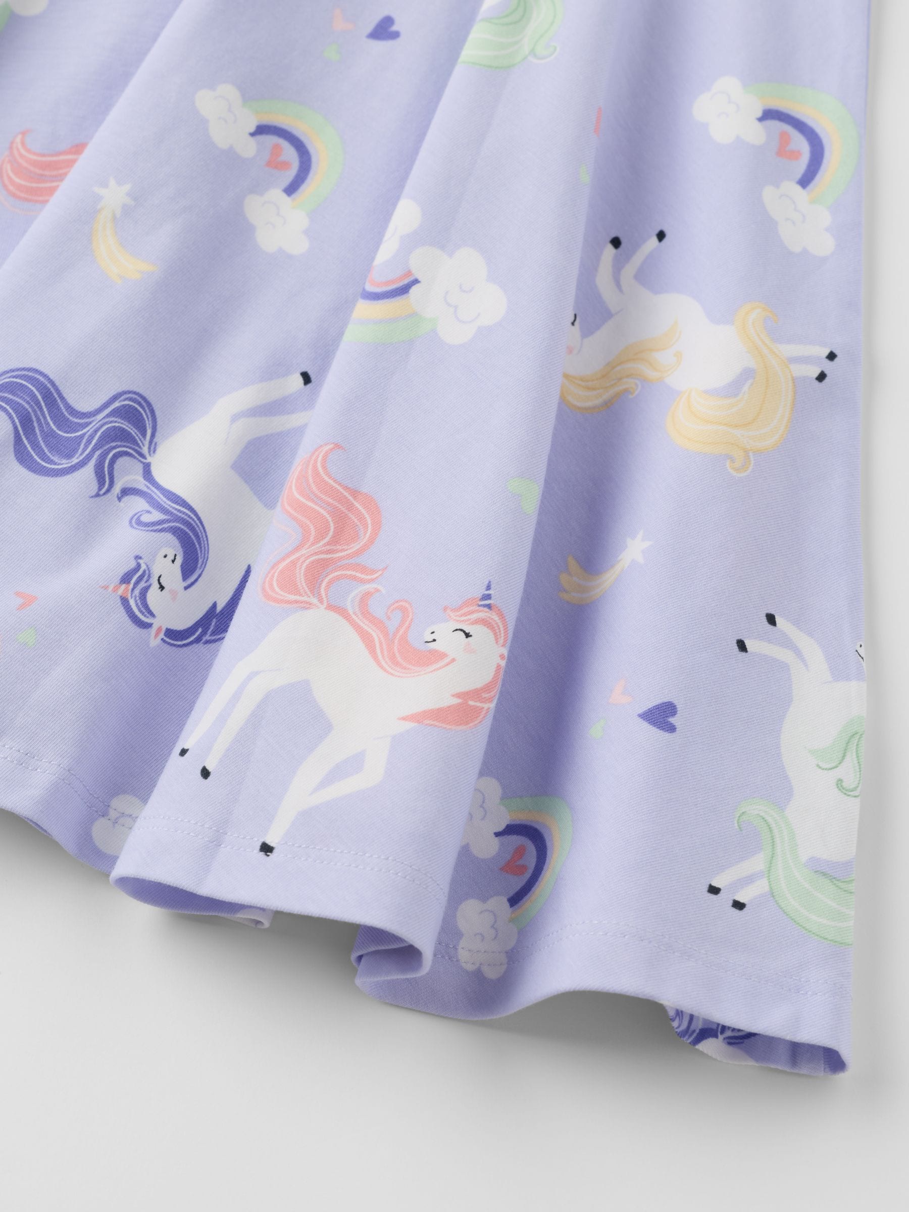 Dsiney Kidz - Polarn O. Pyret Purple Twirl Unicorn Dress image 3