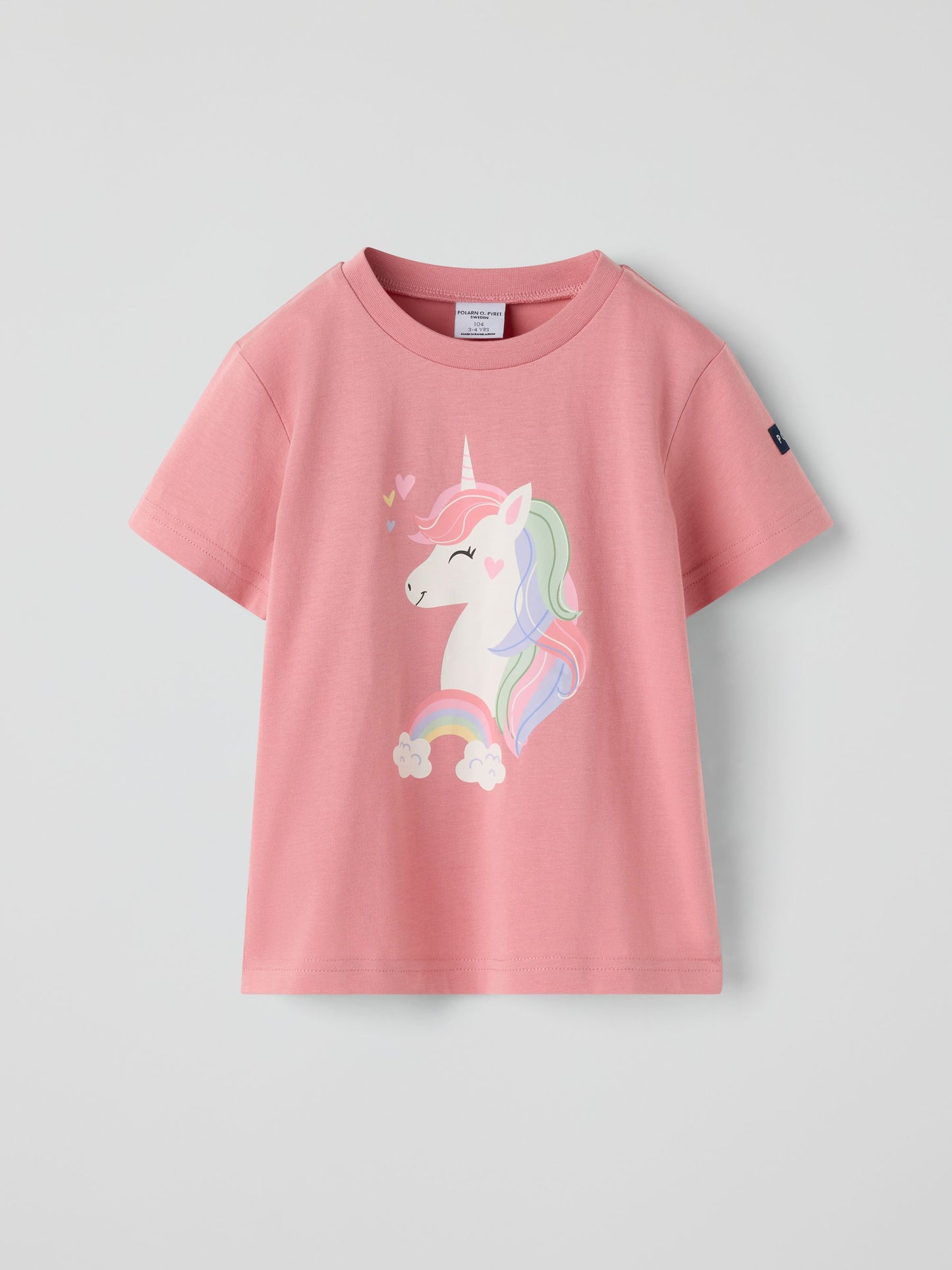 Dsiney Kidz - Polarn O. Pyret Pink Printed T-Shirt image 1