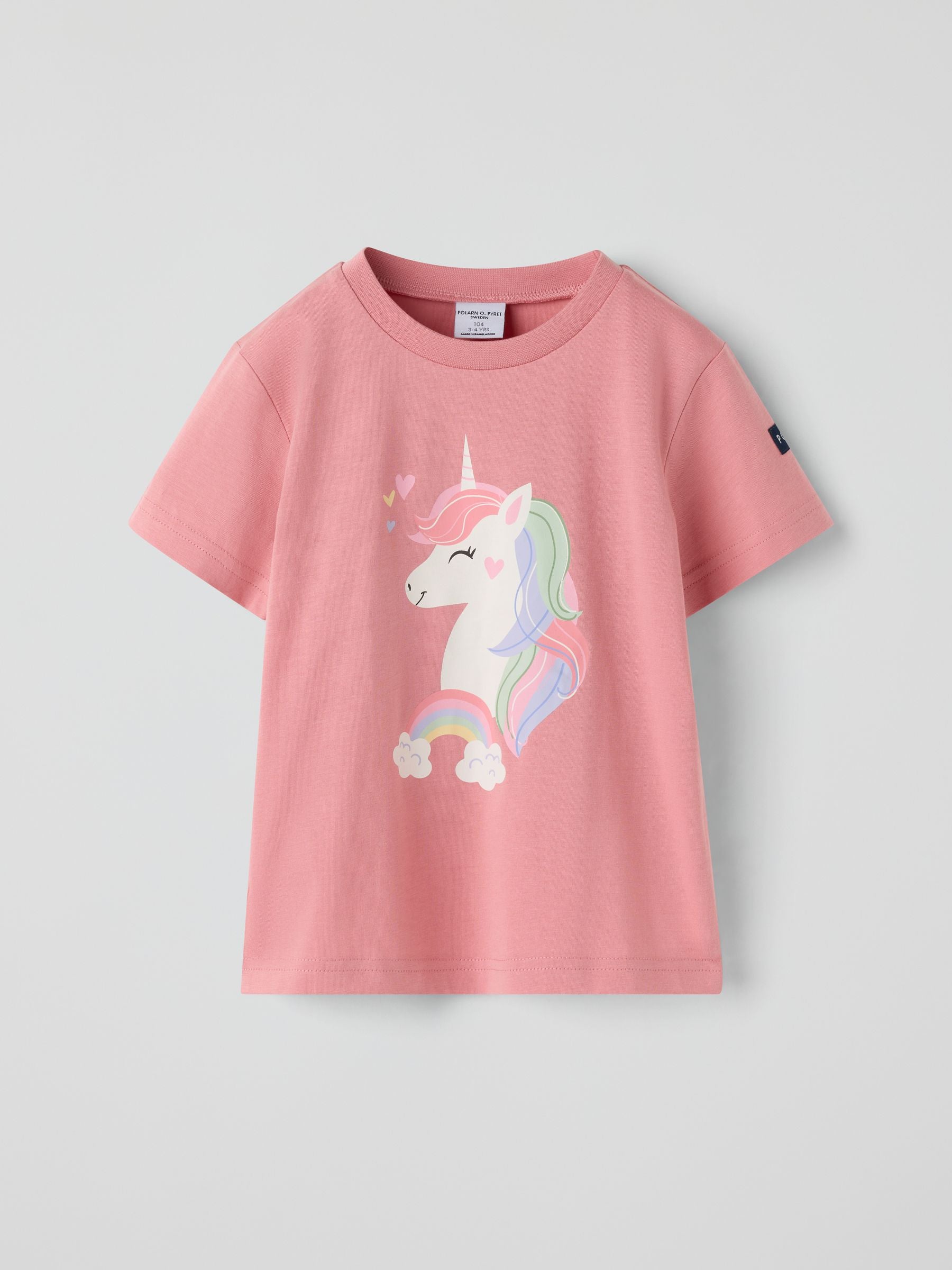 Dsiney Kidz - Polarn O. Pyret Pink Printed T-Shirt image 1