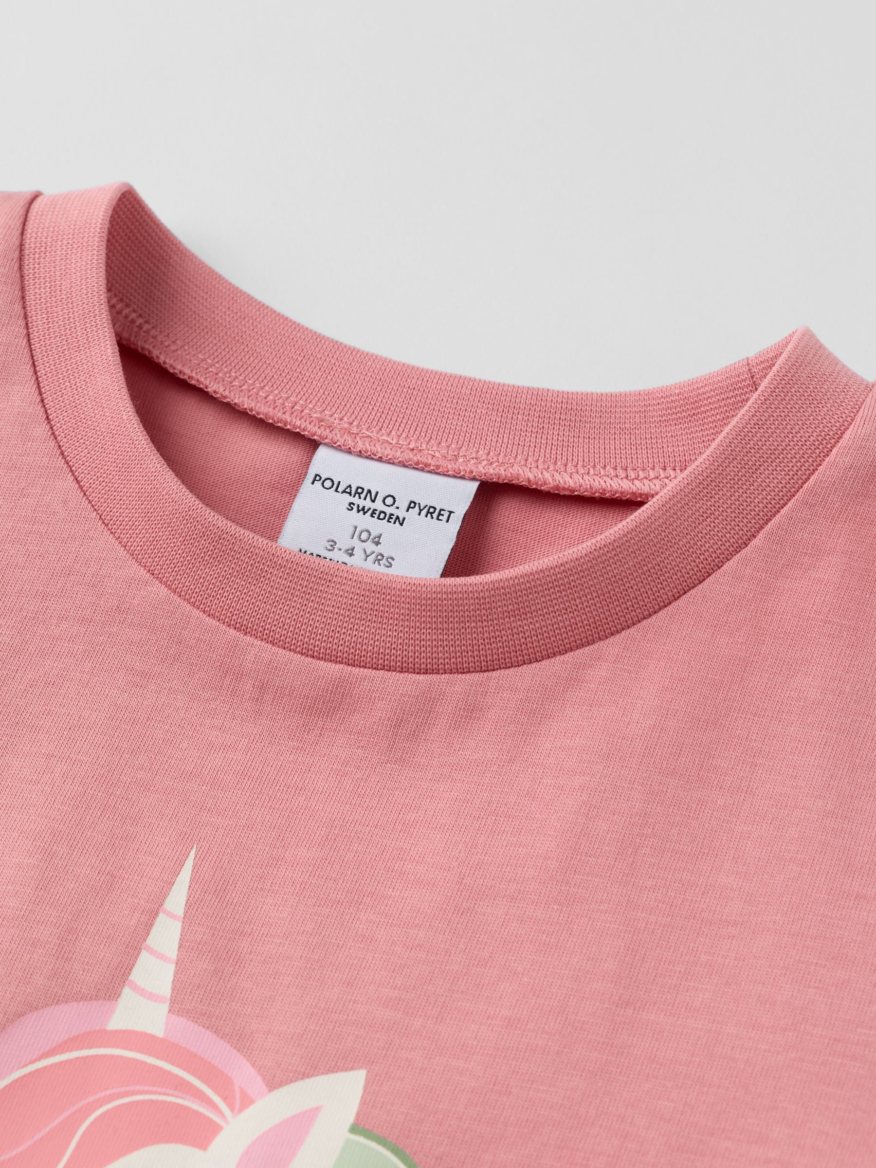 Dsiney Kidz - Polarn O. Pyret Pink Printed T-Shirt image 2