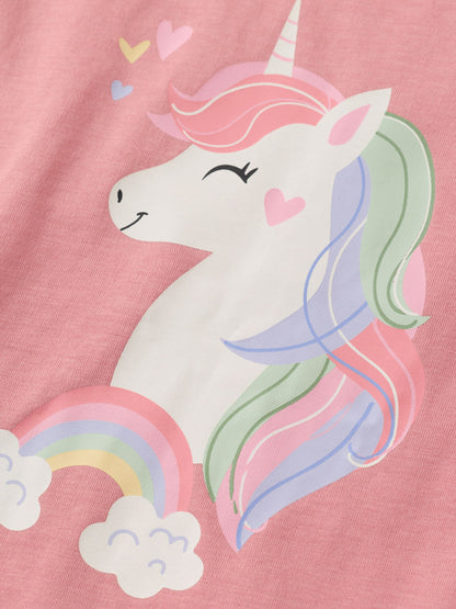 Dsiney Kidz - Polarn O. Pyret Pink Printed T-Shirt image 3