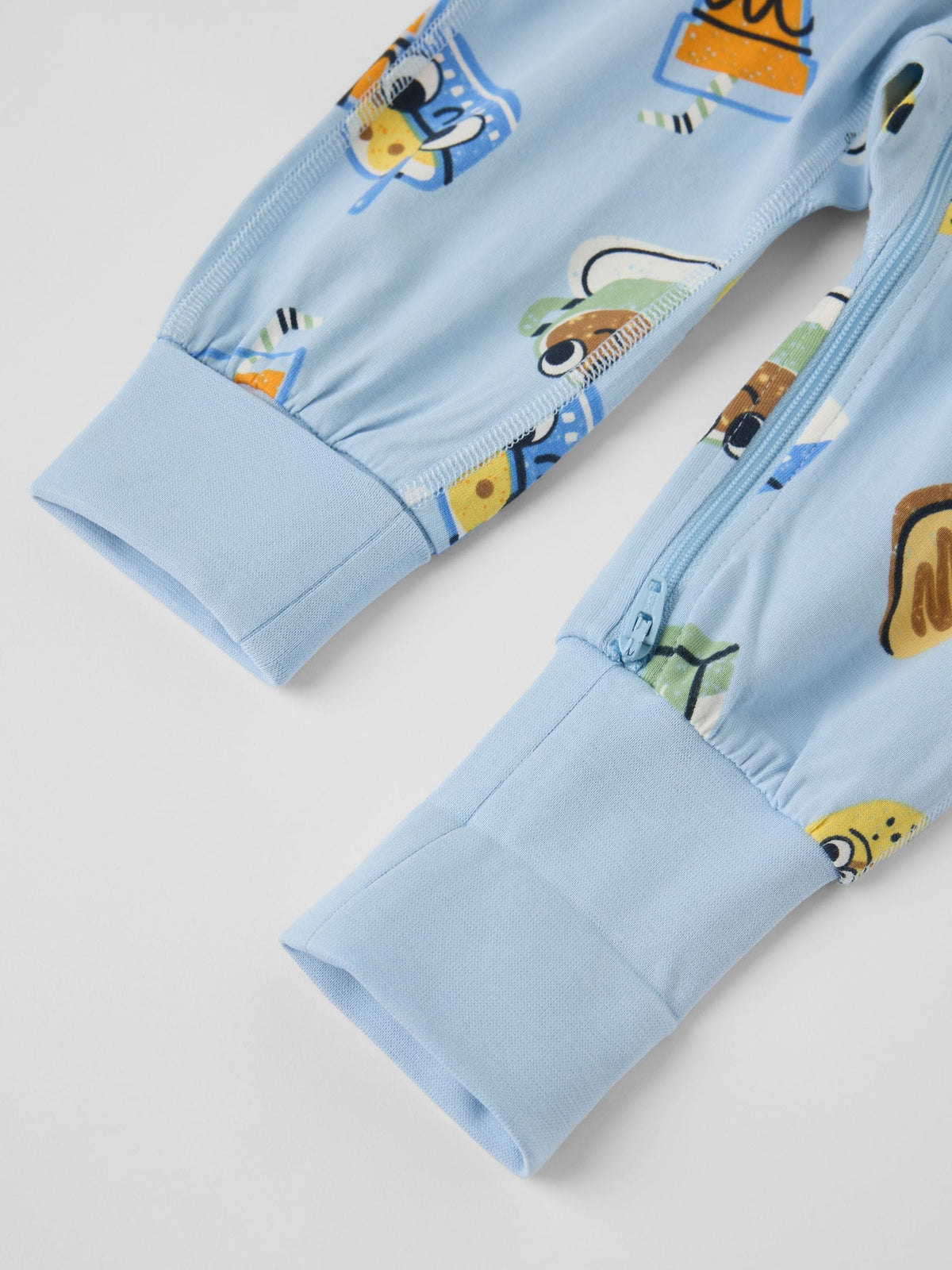 Polarn O. Pyret Blue Overall Breakfast Pyjamas - image 3