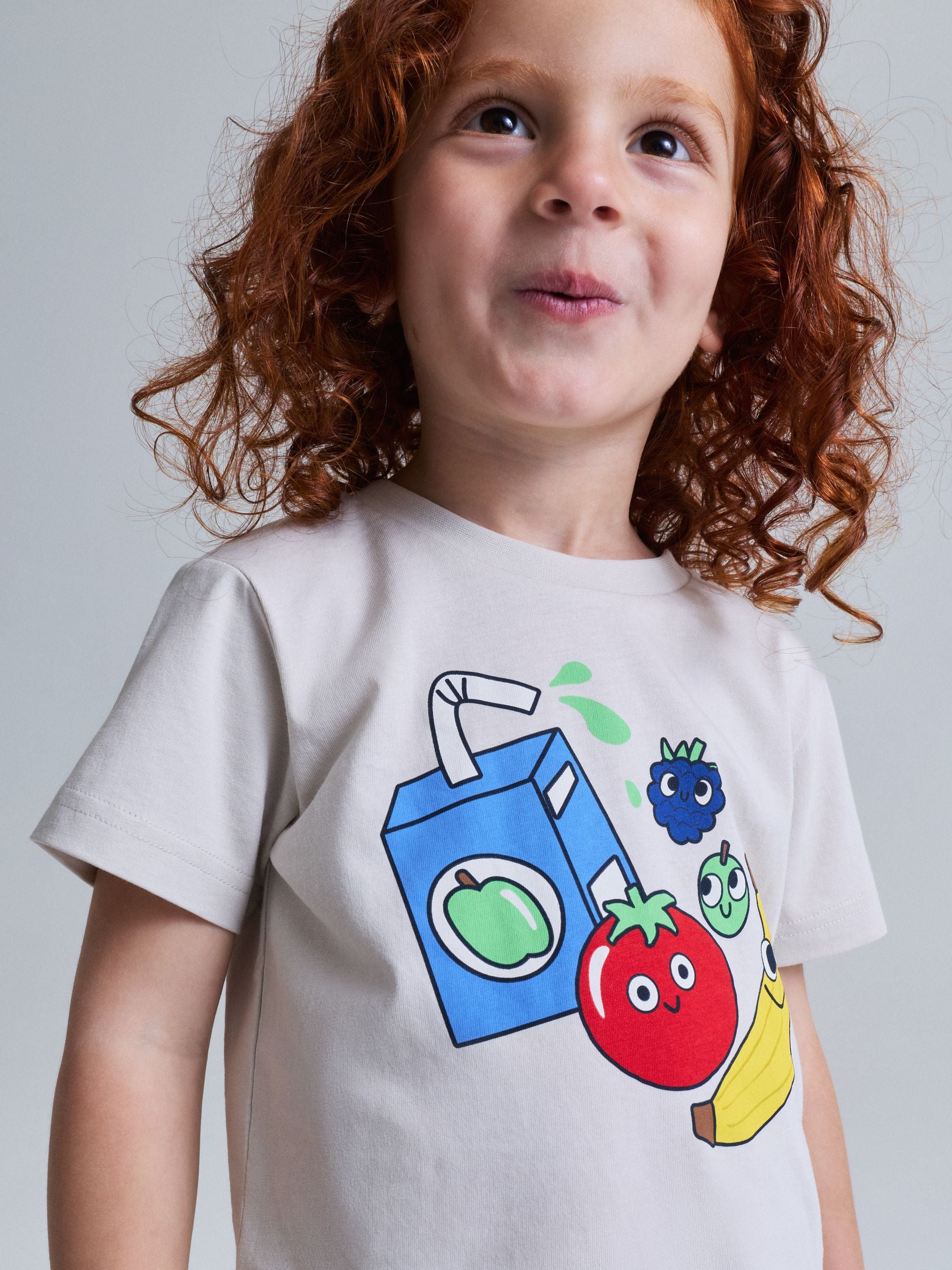 Dsiney Kidz - Polarn O. Pyret Natural Printed T-Shirt image 1