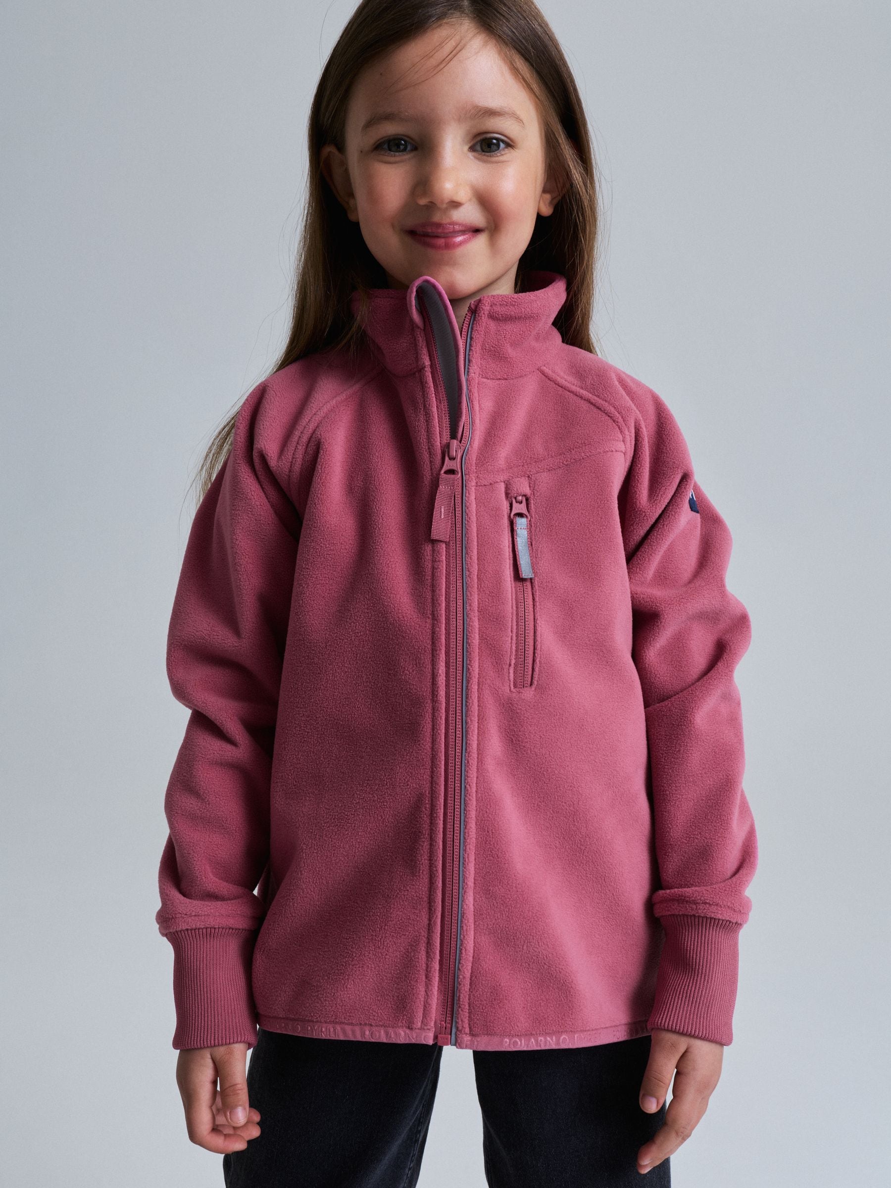 Dsiney Kidz - Polarn O. Pyret Pink Waterproof Fleece Jacket image 1