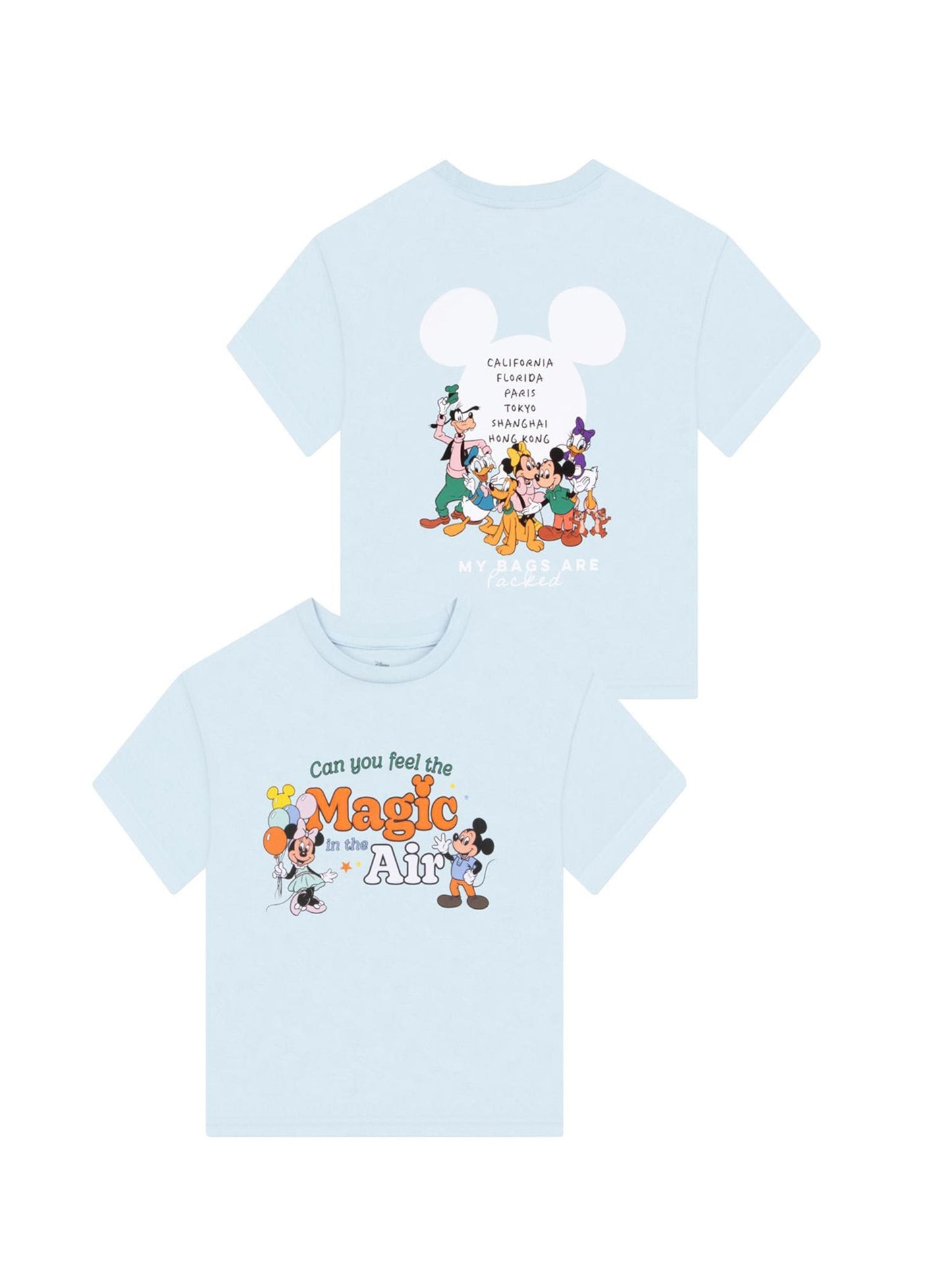 Dsiney Kidz - Character Blue Disney Mickey Minnie Mouse & Friends T-Shirt image 1