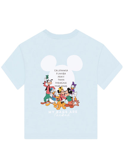 Dsiney Kidz - Character Blue Disney Mickey Minnie Mouse & Friends T-Shirt image 4