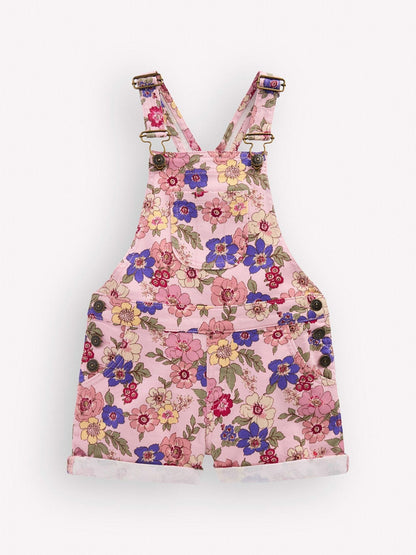 Boden Pink Short Dungaree image 1
