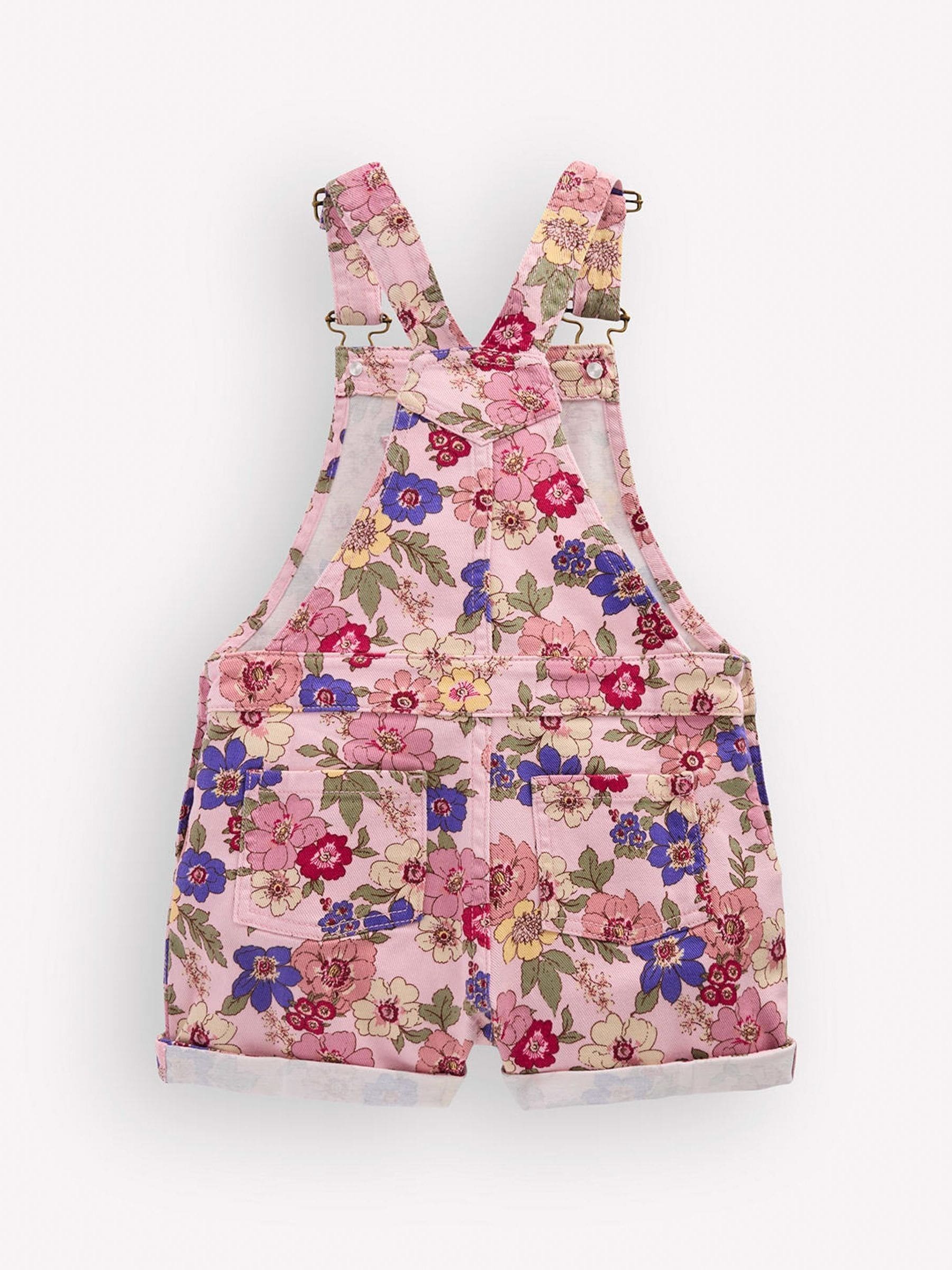 Boden Pink Short Dungaree image 2