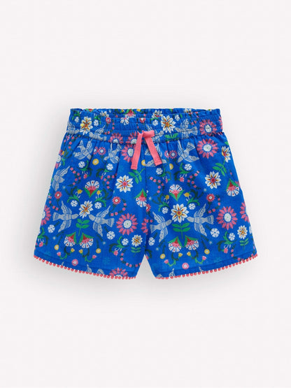 Boden Blue Pull-on Holiday Shorts image 1