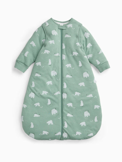 MORI Green Polar Bear Long Sleeve Front Opening Sleeping Bag 2.5 TOG - image 5