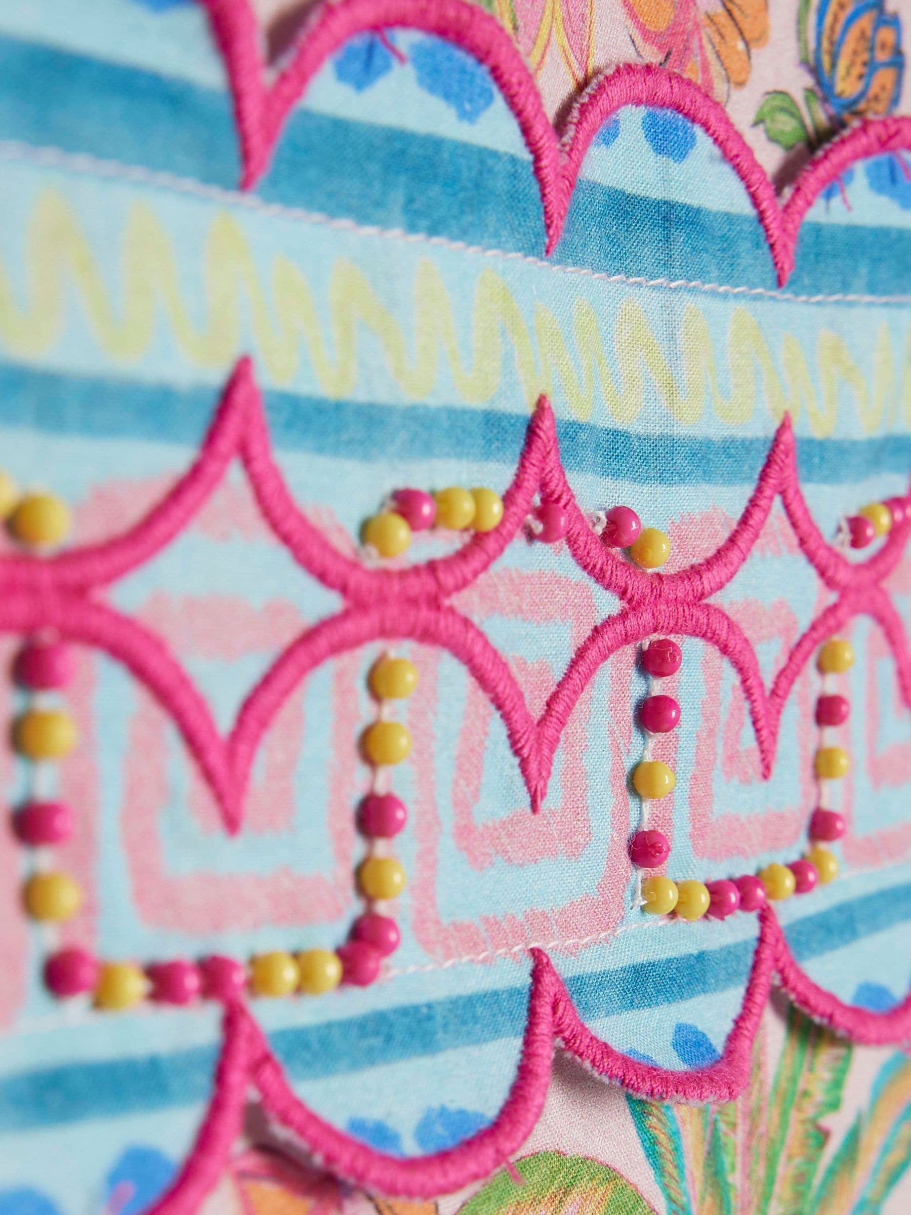 Dsiney Kidz - River Island Pink Beaded Parrot Dress image 4