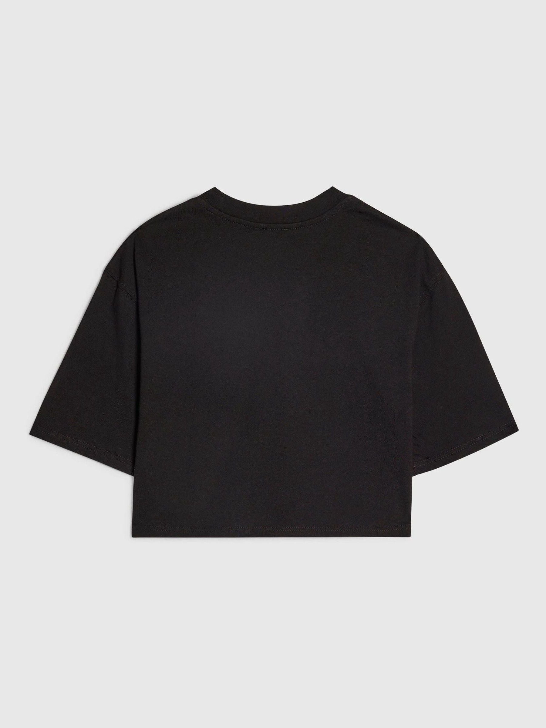 Dsiney Kidz - River Island Black 67 Crop T-Shirt image 2