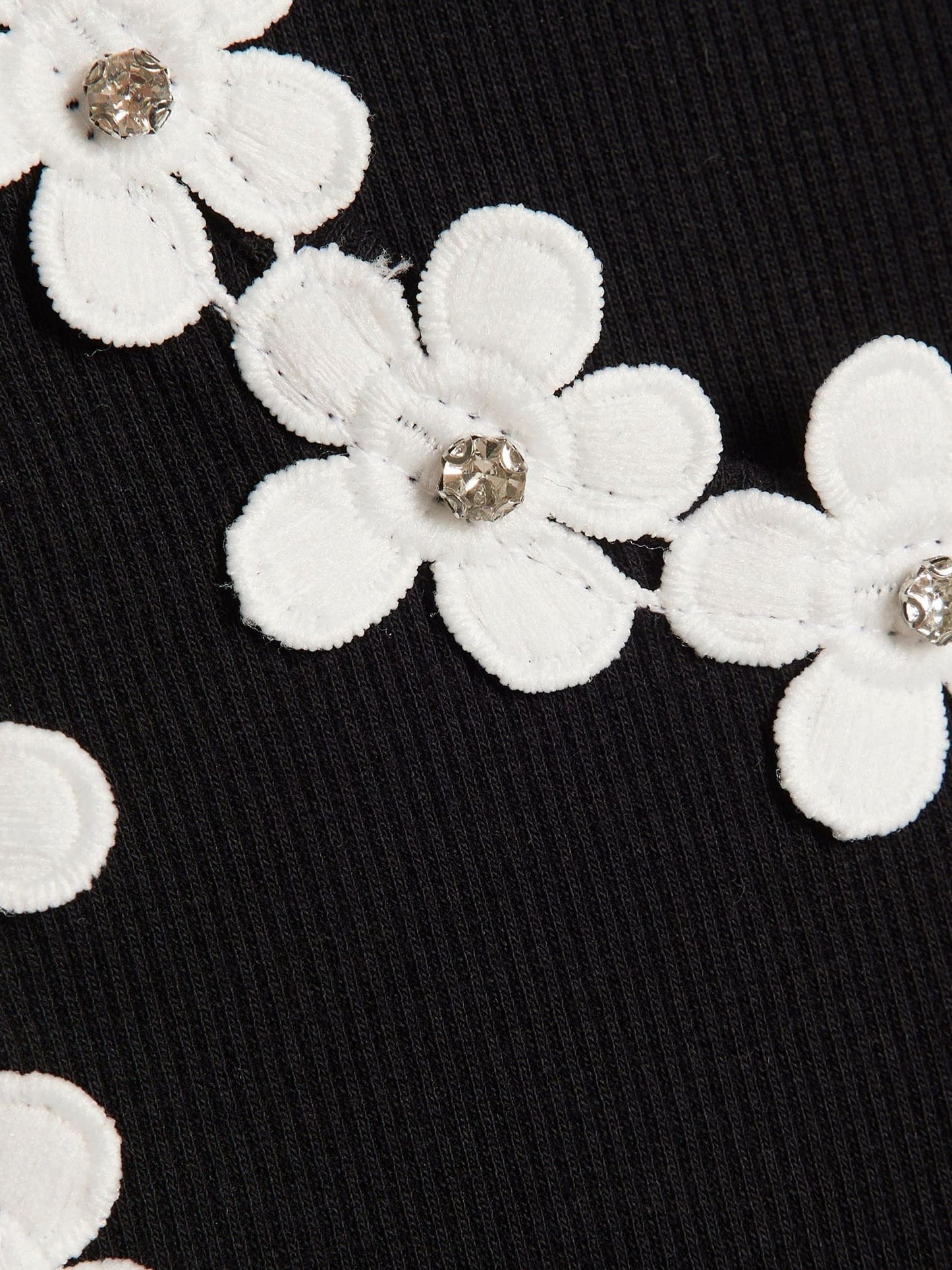 Dsiney Kidz - River Island White Flower Trim Tank Top image 3