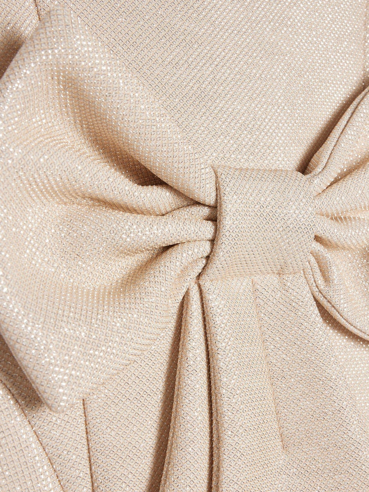 Dsiney Kidz - River Island Brown Glitter Bow Scuba Dress image 3