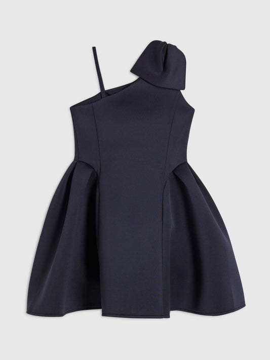 Dsiney Kidz - River Island Blue Asymmetric Scuba Dress image 2