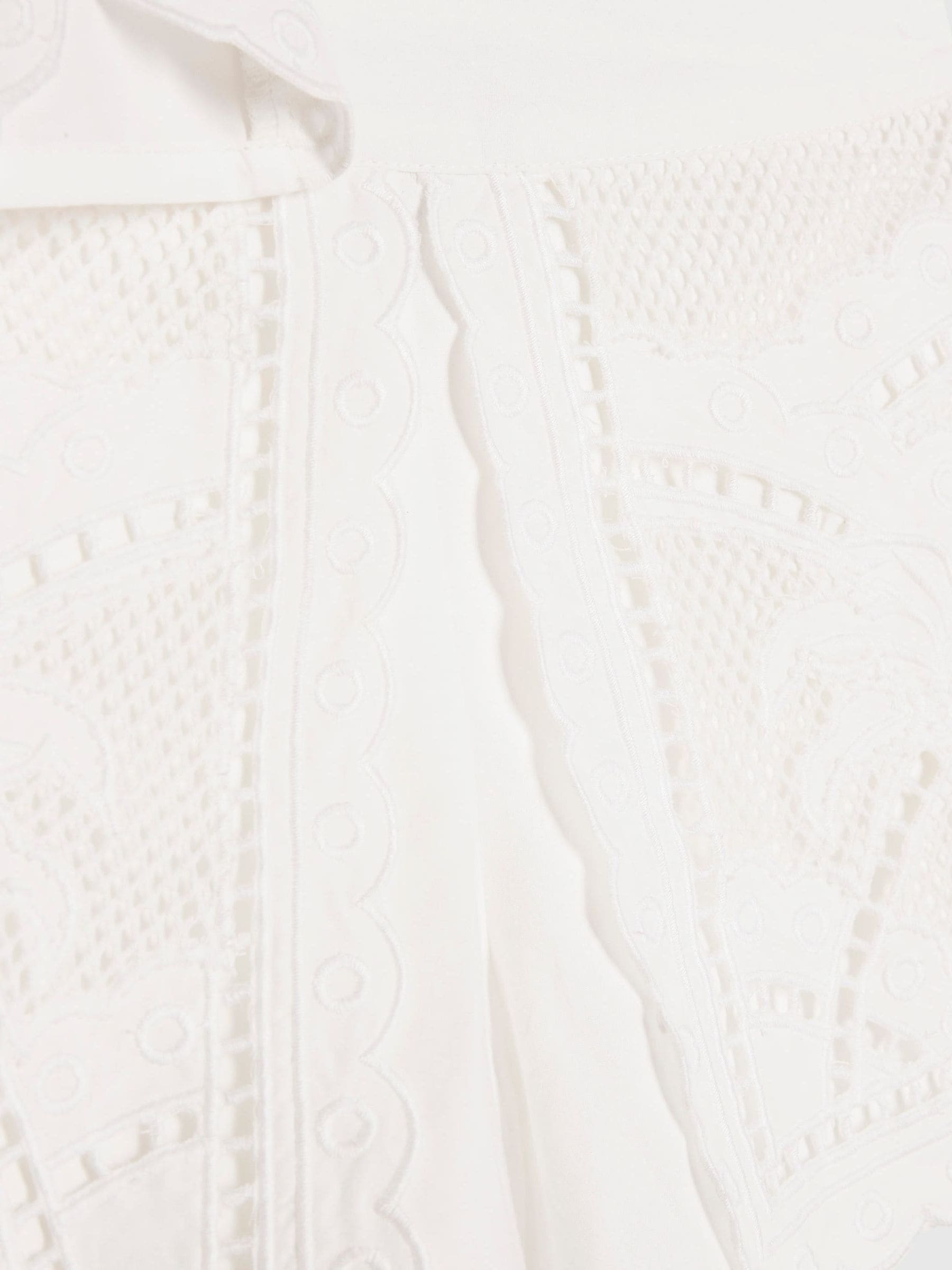River Island White Palm Waistcoat Shirt & Shorts Set image 4