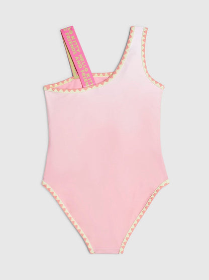 Dsiney Kidz - River Island Pink Hello Kitty Asymmetric Swimsuit image 2