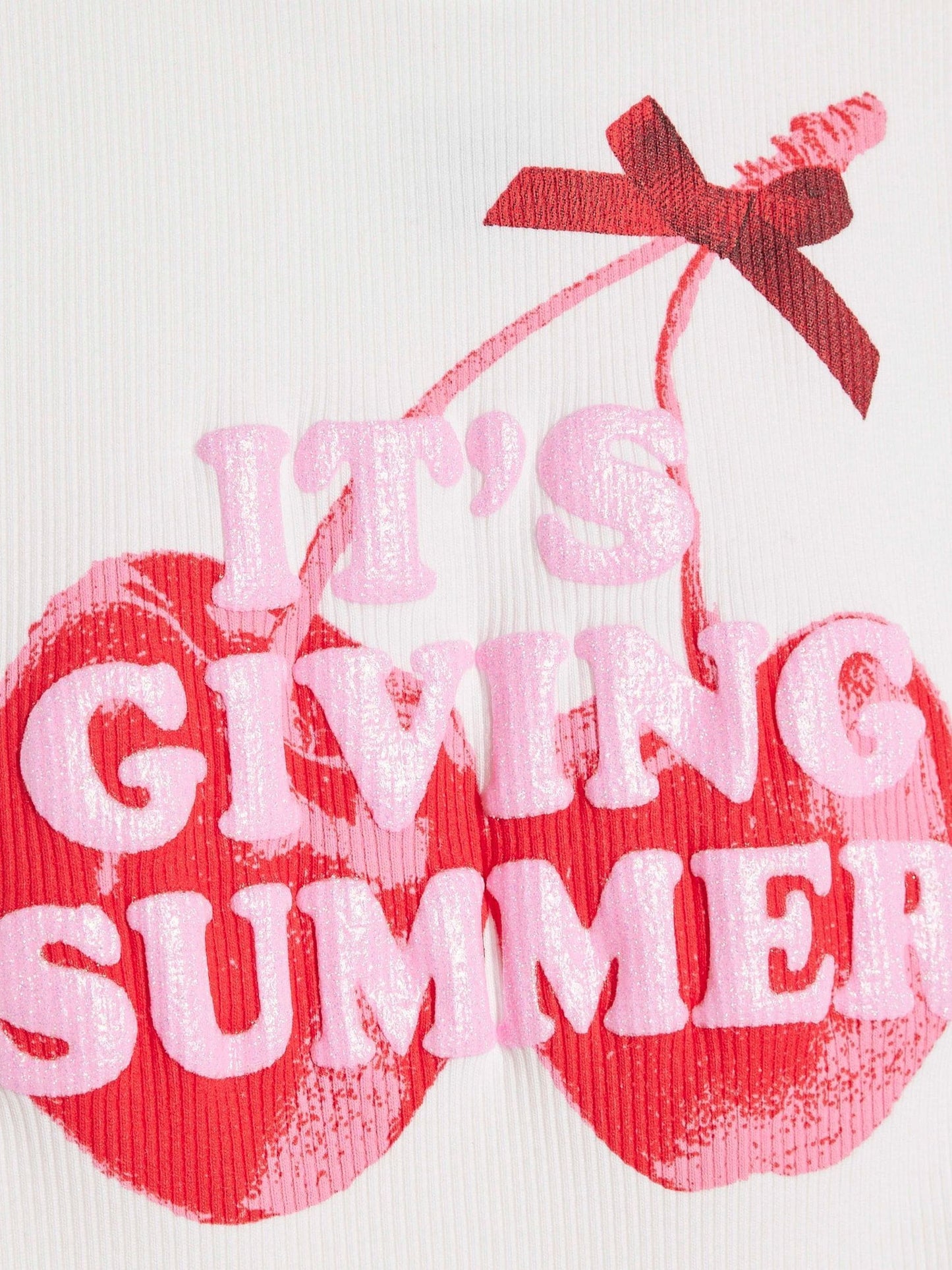 Dsiney Kidz - River Island White Its Giving Summer Tank Top image 3