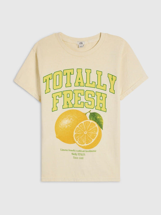 Dsiney Kidz - River Island Yellow Totally Fresh Lemon T-Shirt image 1