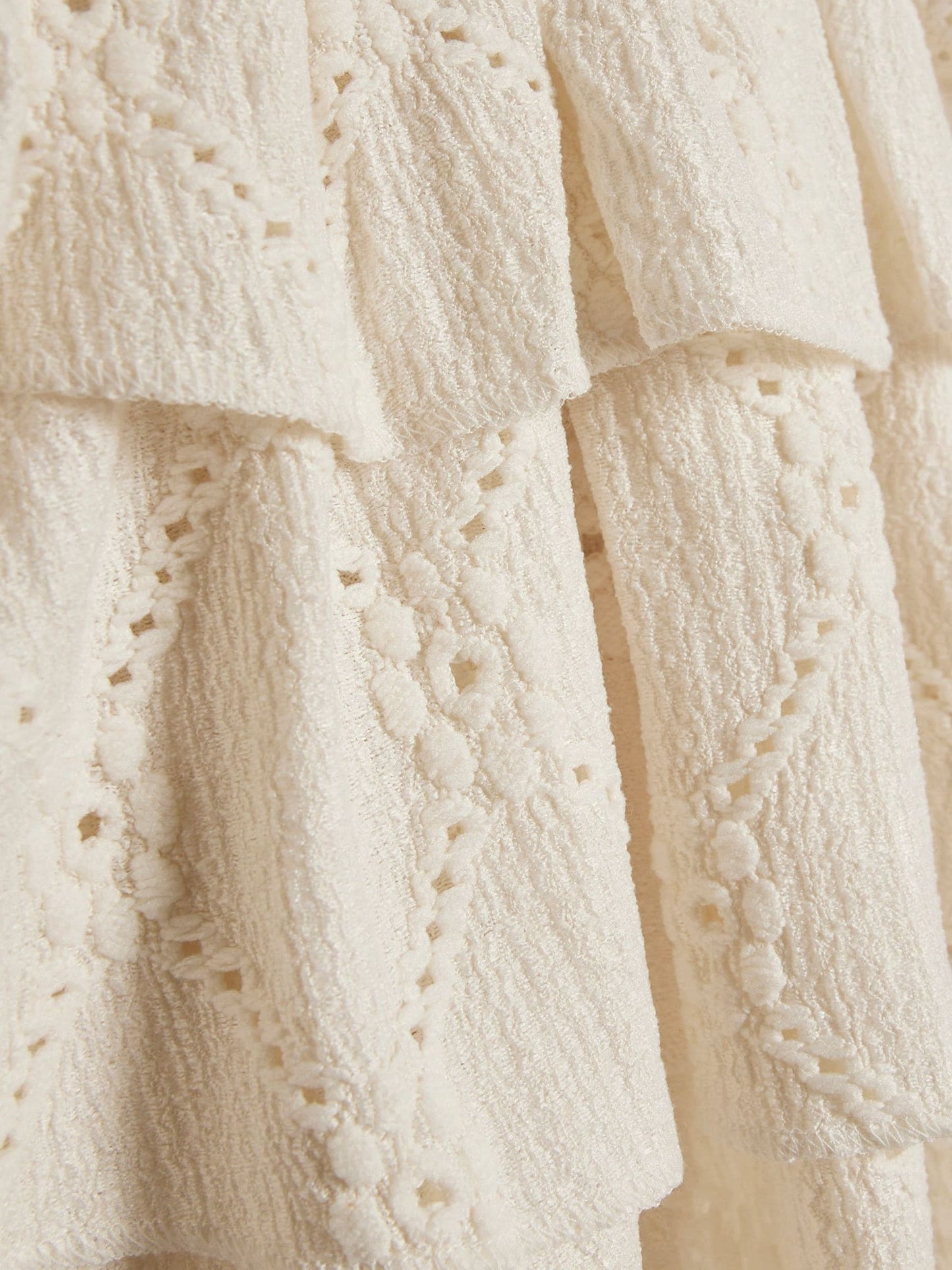 Dsiney Kidz - River Island Cream Crochet Shirt & Rara Skirt Set image 3