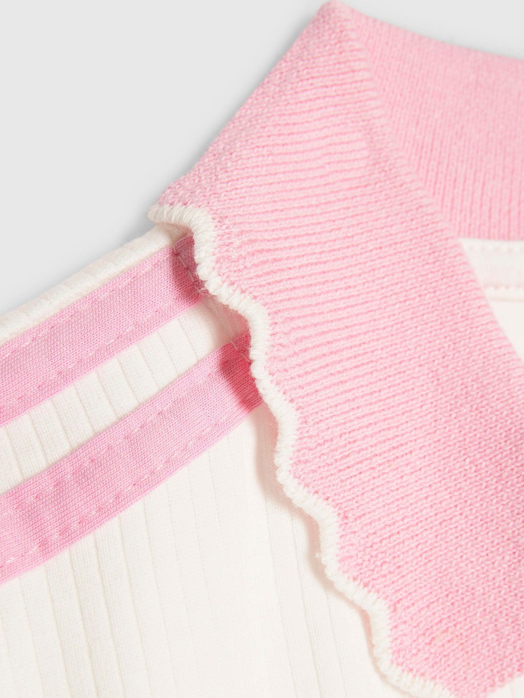 Dsiney Kidz - River Island Cream Polo Collar Jersey Dress image 3