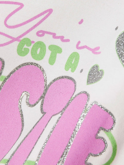Dsiney Kidz - River Island White Got a Bestie T-Shirt image 4