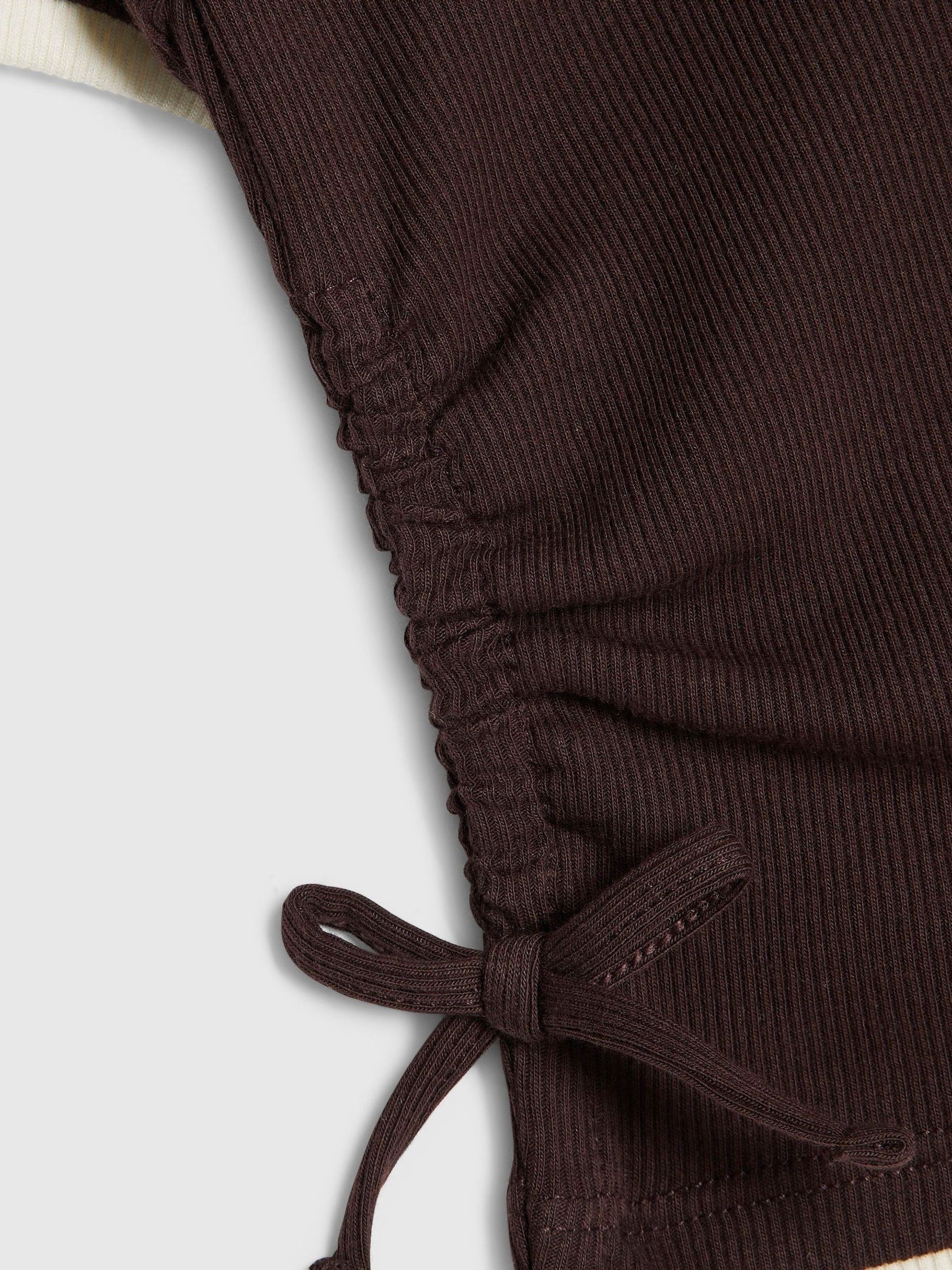 Dsiney Kidz - River Island Brown Ruched Top & Shorts Set image 4