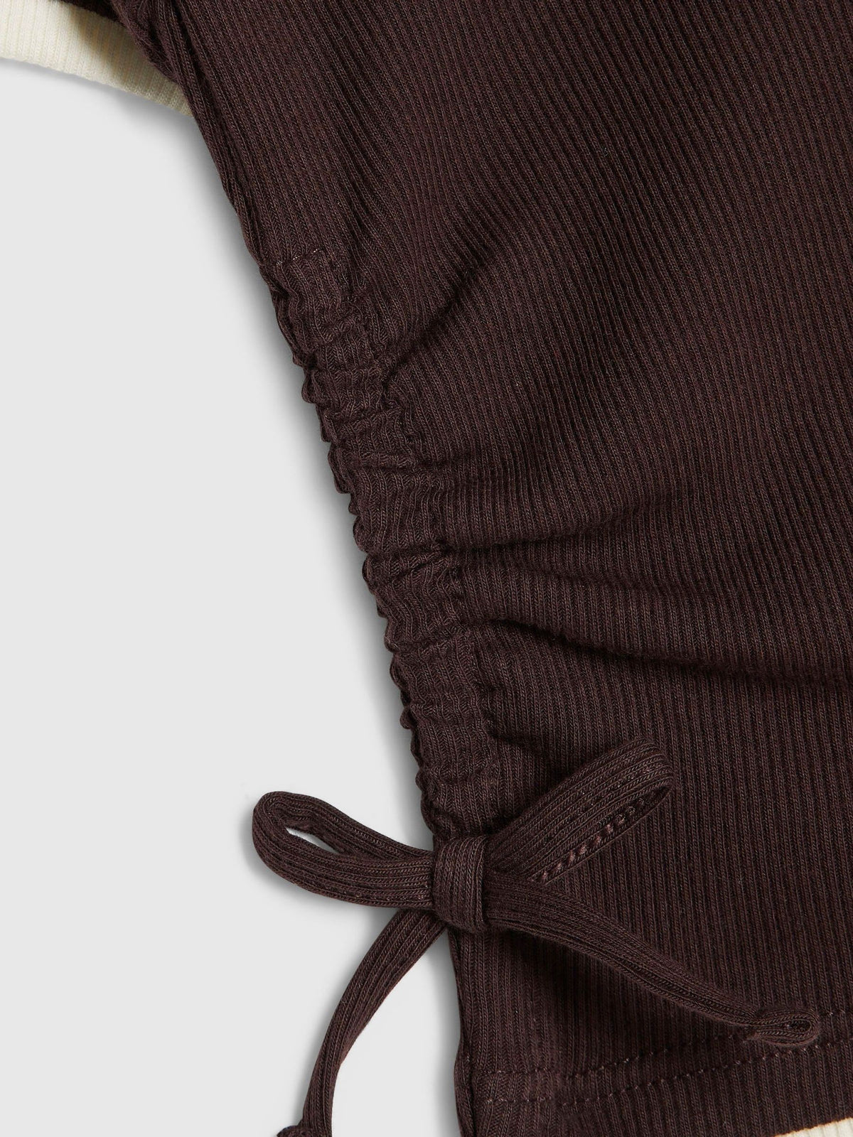 Dsiney Kidz - River Island Brown Ruched Top & Shorts Set image 4