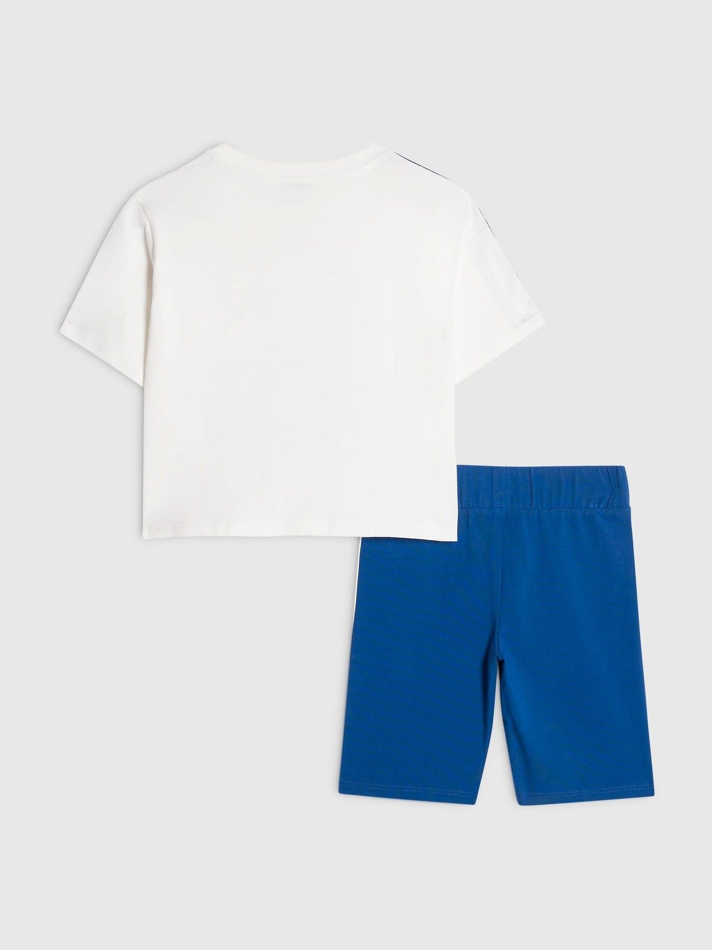 Dsiney Kidz - River Island White Number T-Shirt & Cycle Shorts Set image 2
