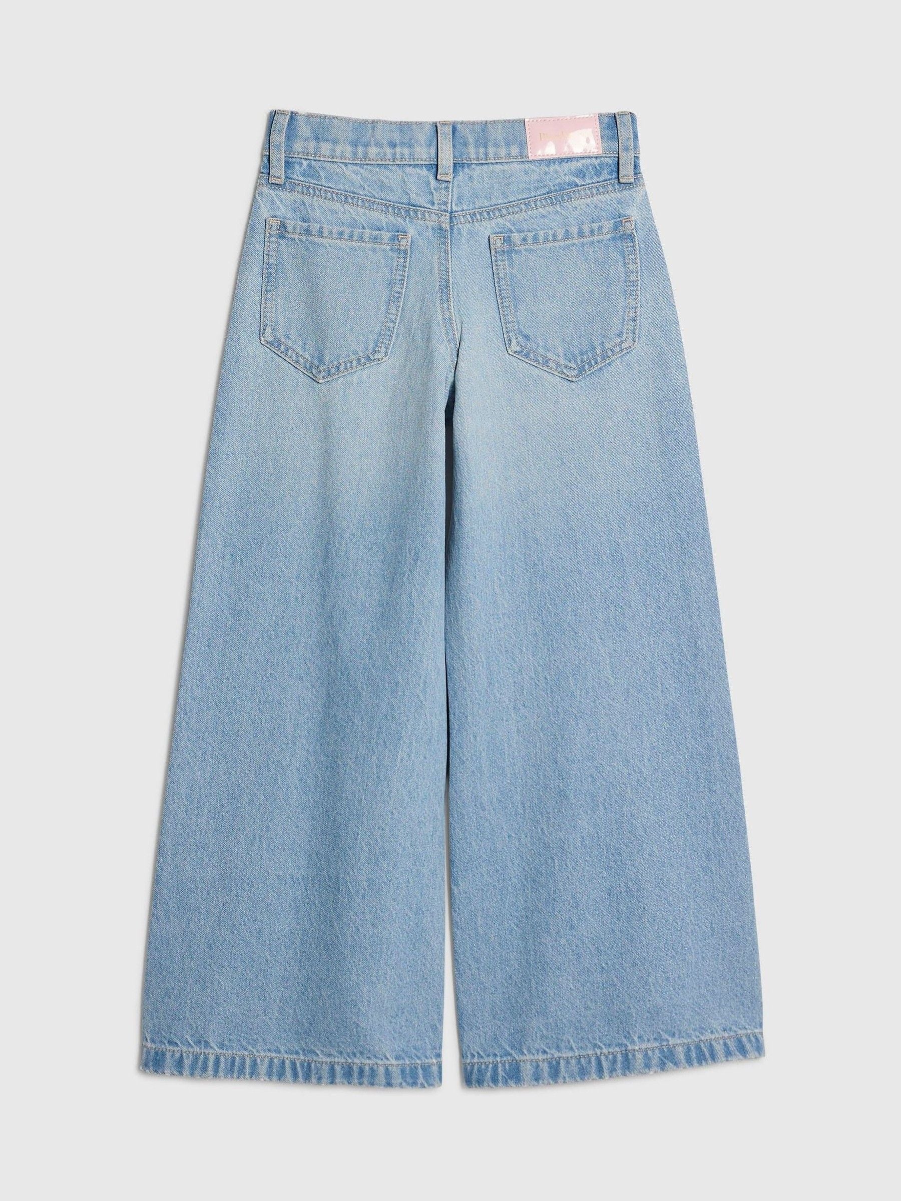 Dsiney Kidz - River Island Blue Wide Fit Jeans With Key Charm image 2