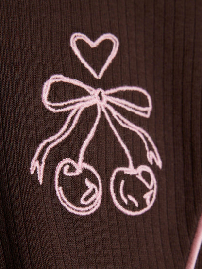 Dsiney Kidz - River Island Brown Polo Collar Jersey Dress image 3
