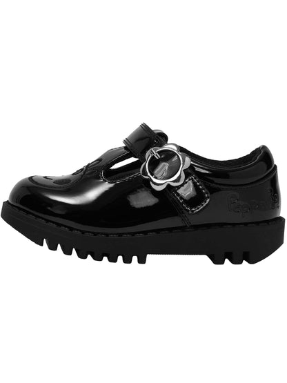 Character Black Peppa Pig School Shoes - image 6
