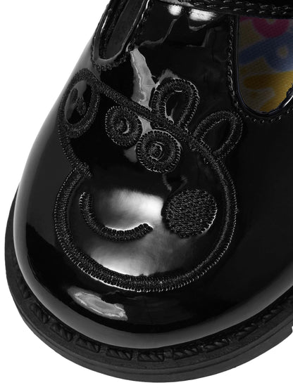 Character Black Peppa Pig School Shoes - image 8
