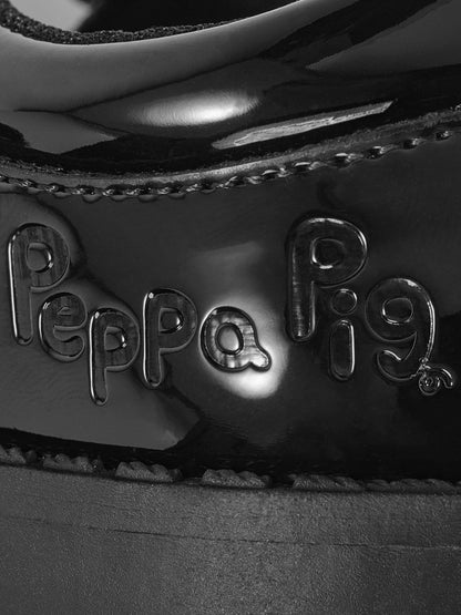 Character Black Peppa Pig School Shoes - image 9