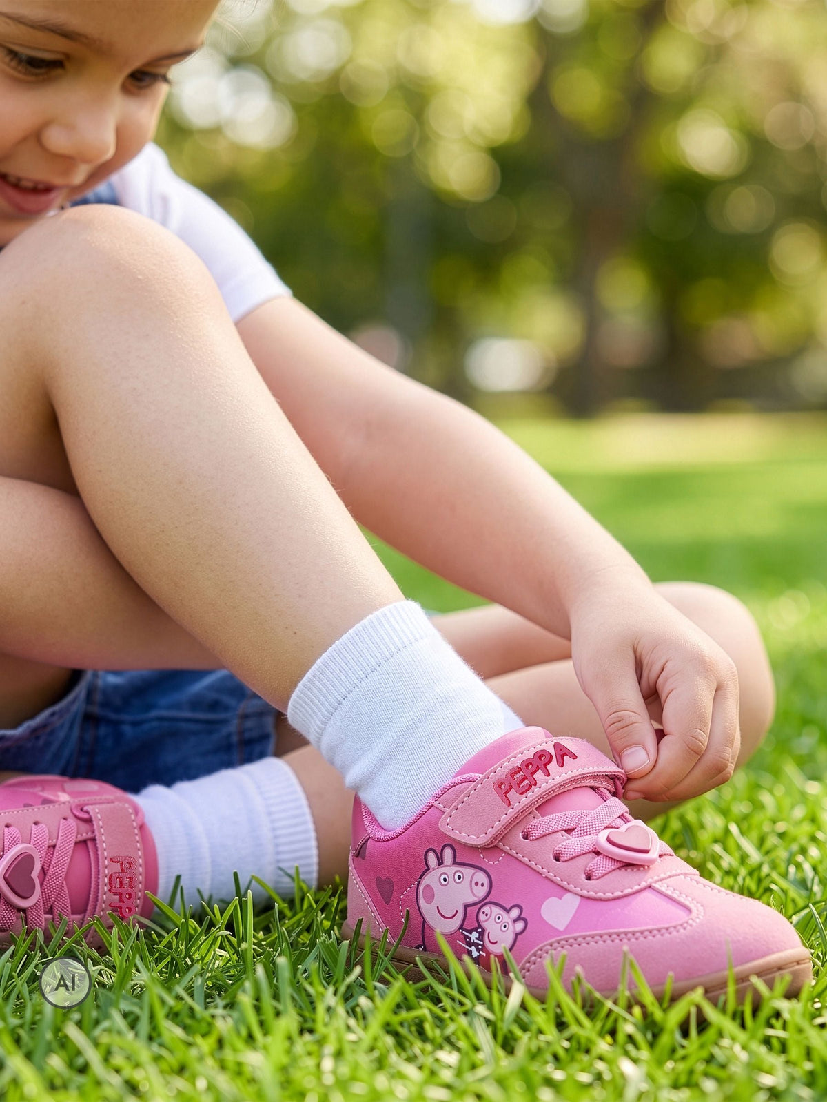 Character Pink Peppa Pig Peppa And Evie Trainers - image 3