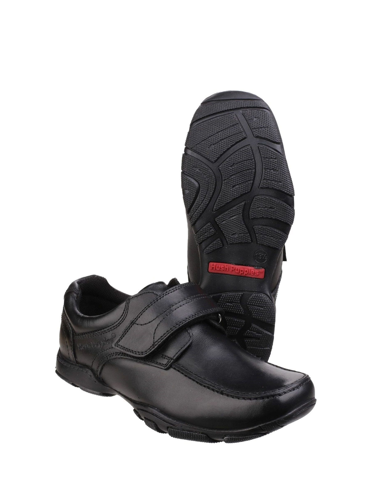 Hush Puppies Black Freddy 2 Junior School Shoes - image 5