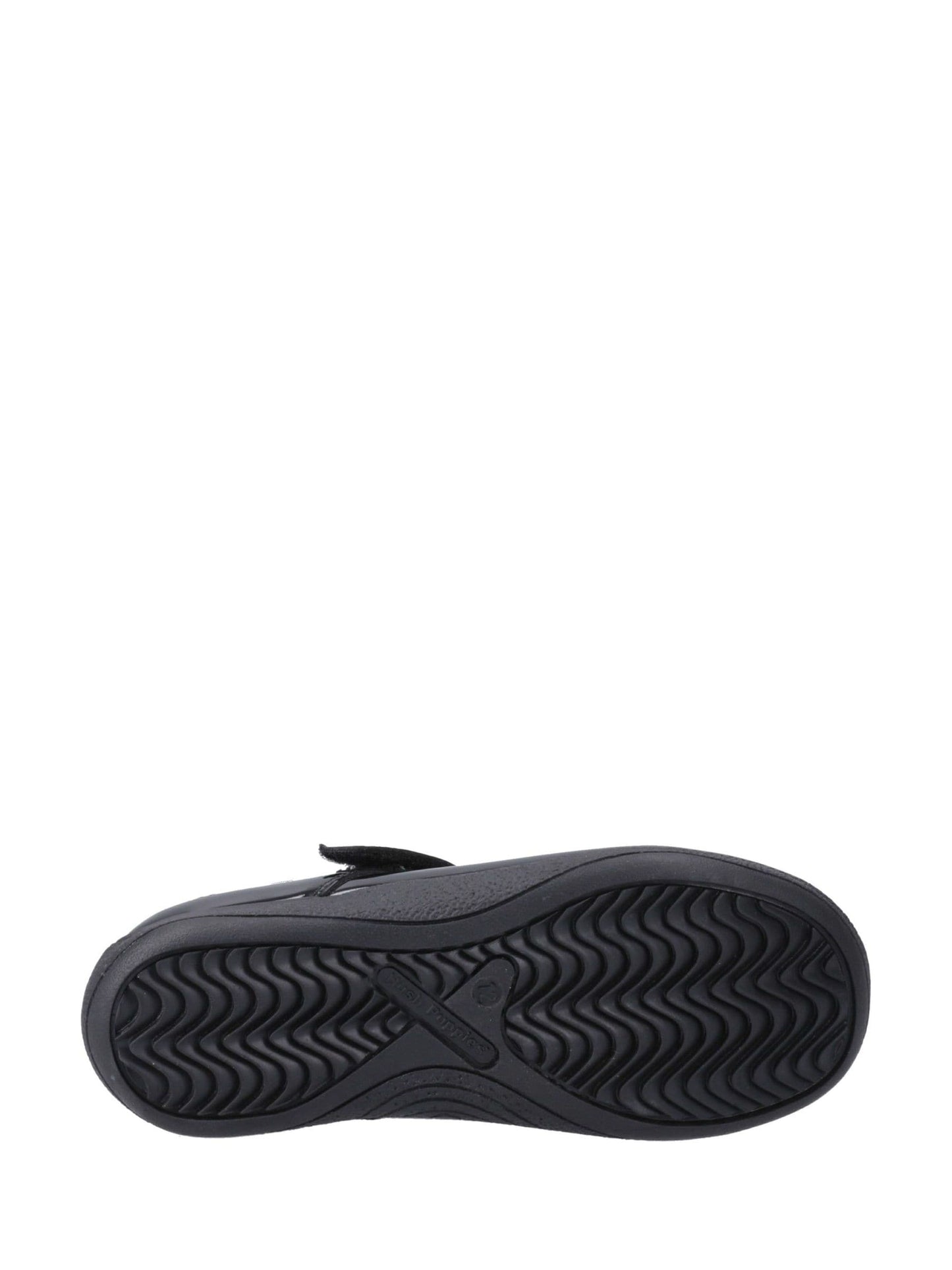 Hush Puppies Black Caitlin T-Bar Patent Junior School Shoes image 4
