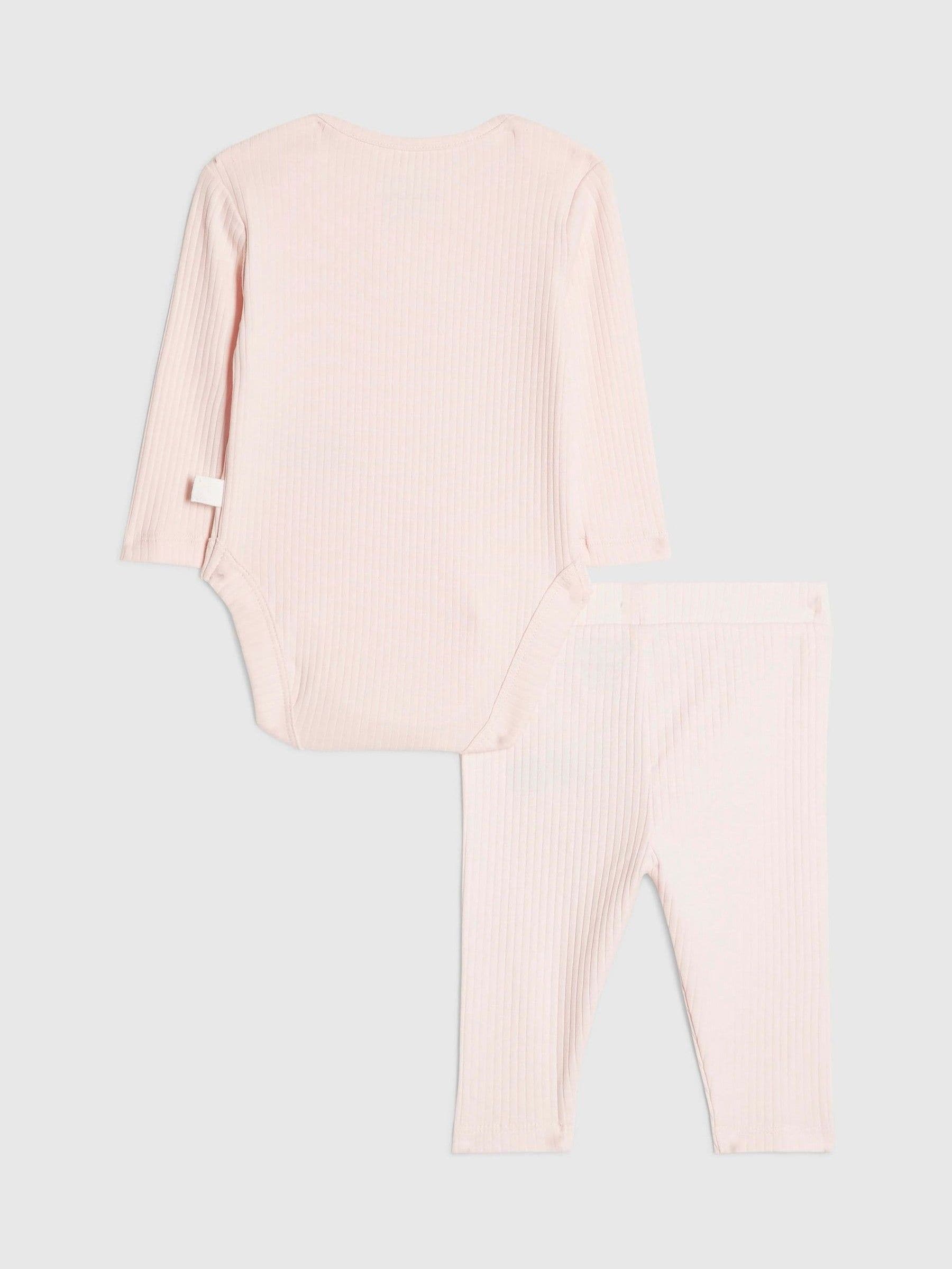 River Island Pink World Cup Bear Bodysuit & Legging Set image 2