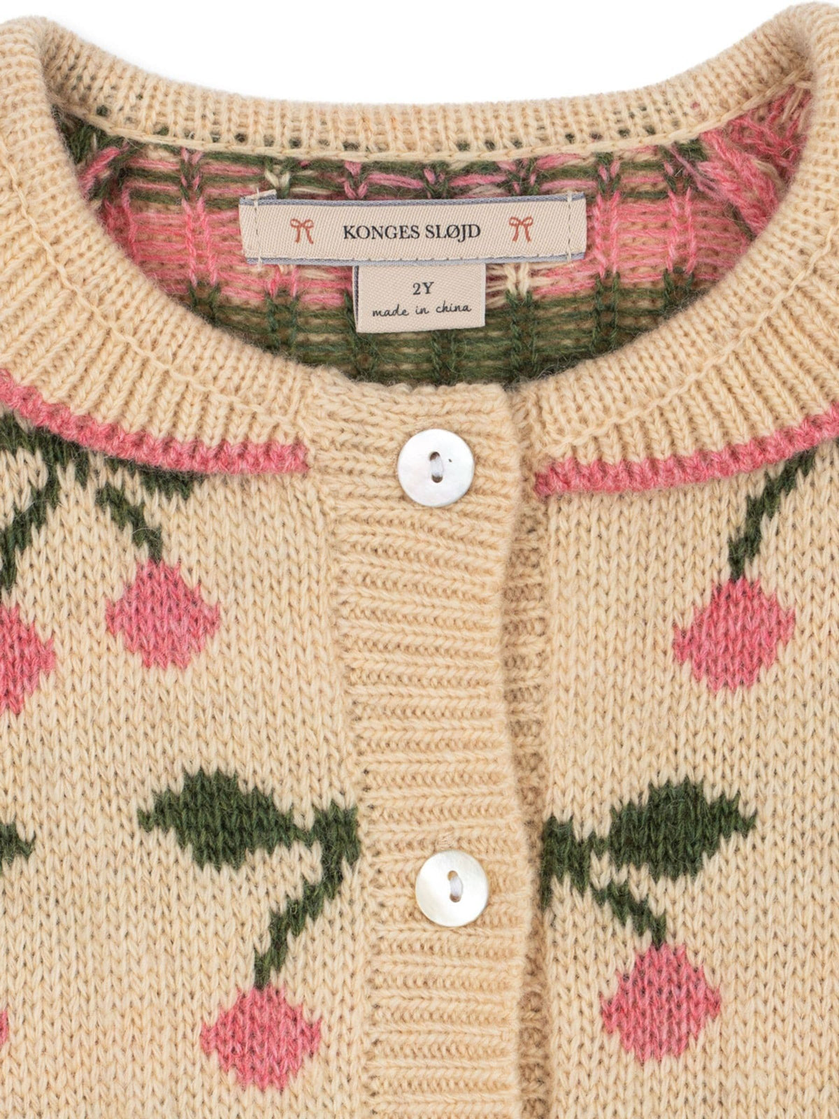 Dsiney Kidz - Konges Sløjd Red Belou Collar Cardigan image 3
