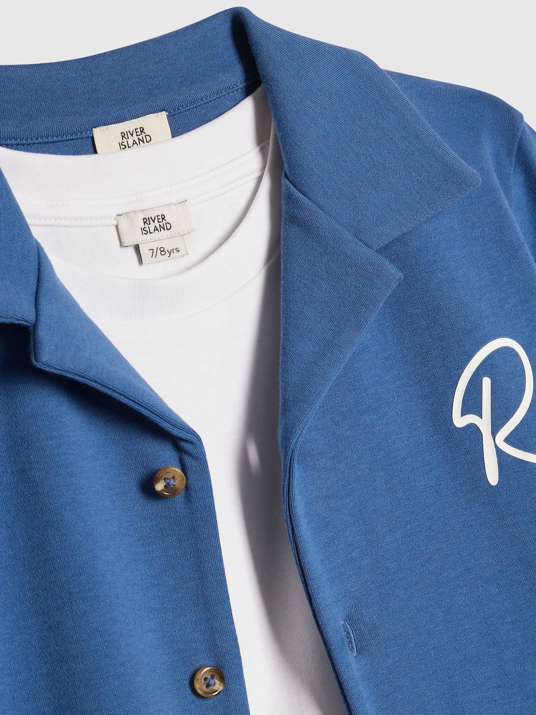 Dsiney Kidz - River Island Blue River Logo Shirt & Shorts Set 3 Piece image 4