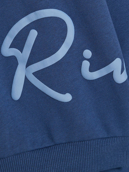 River Island Blue River Logo Sweatshirt & Joggers Set - image 4