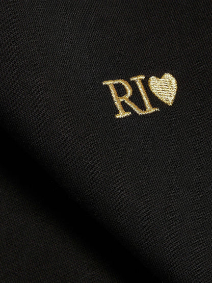 River Island Black Split Back Logo Sweatshirt & Leggings Set - image 4